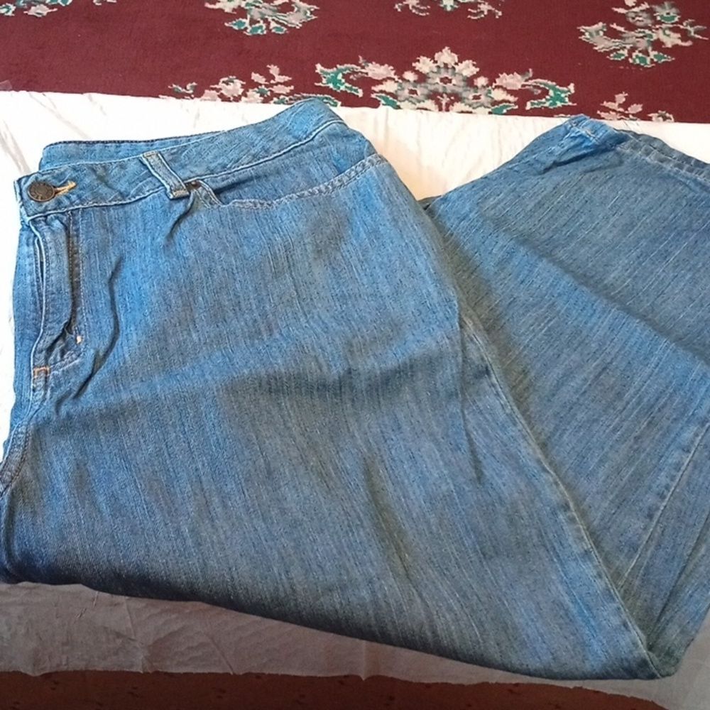 L.l.Bean 16 women's capris denim (Rox333)